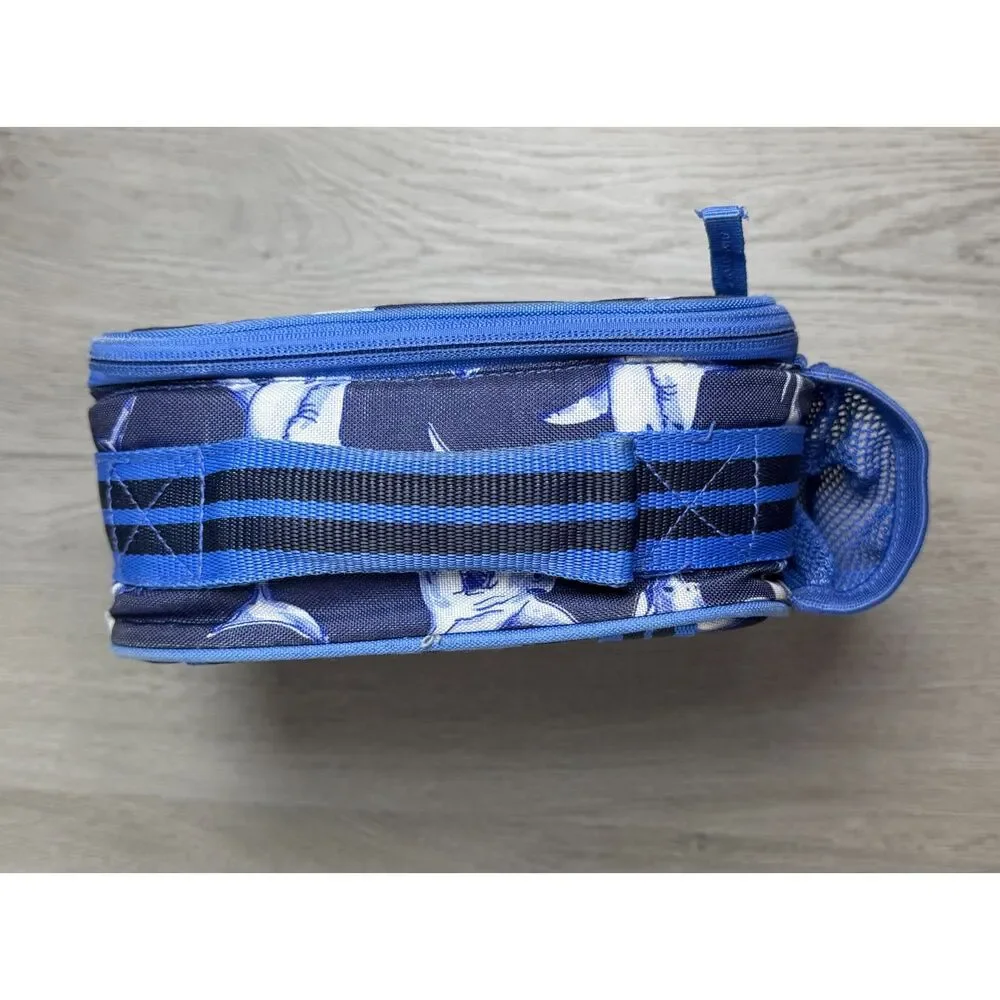 Pottery Barn Kids Mackenzie Blue Sharks Classic Lunch Box Insulated Blue